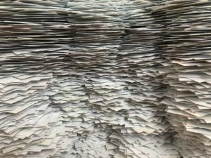 Paperwork piles